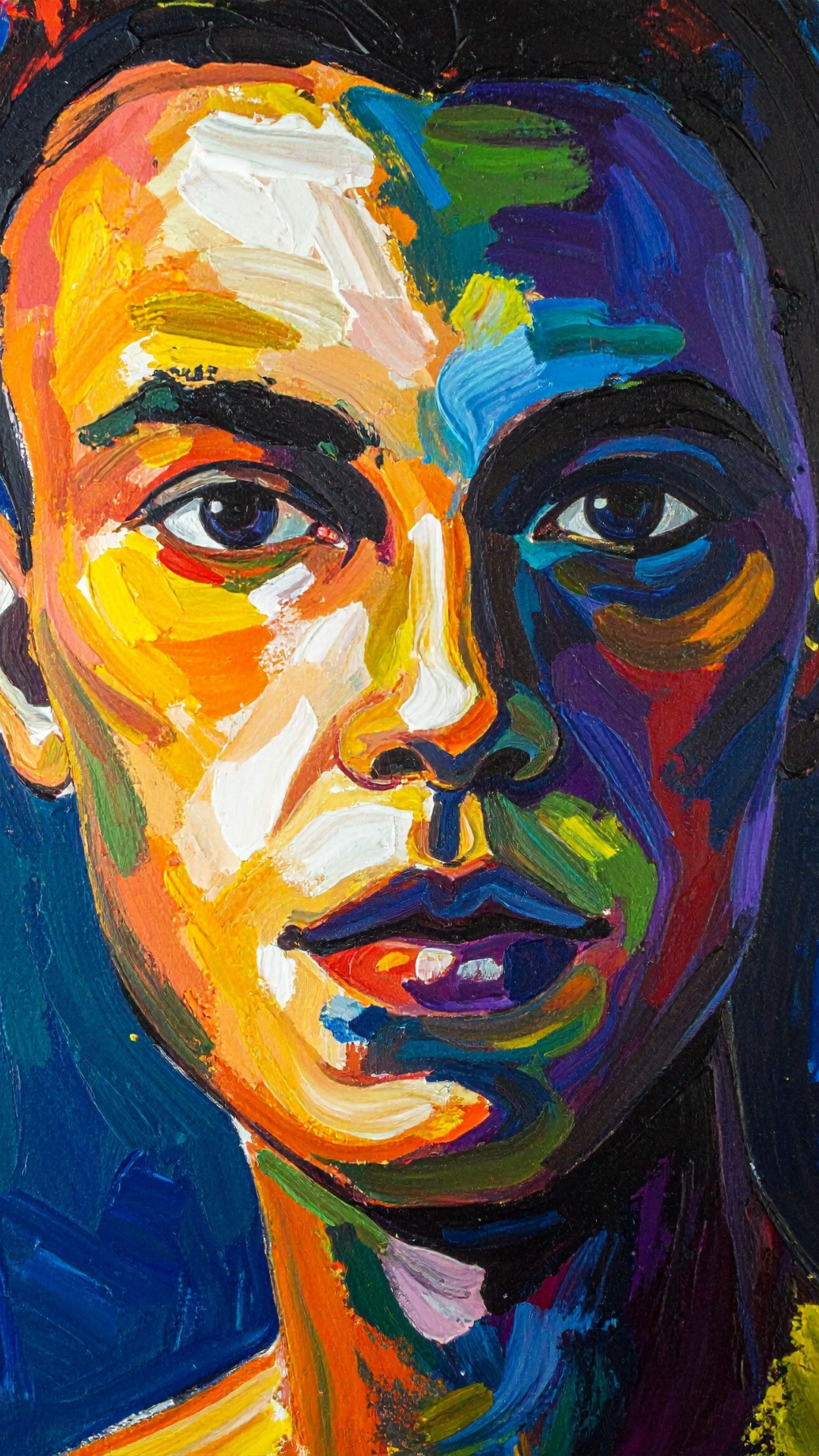 人物畫視線直對沙發或主要動線