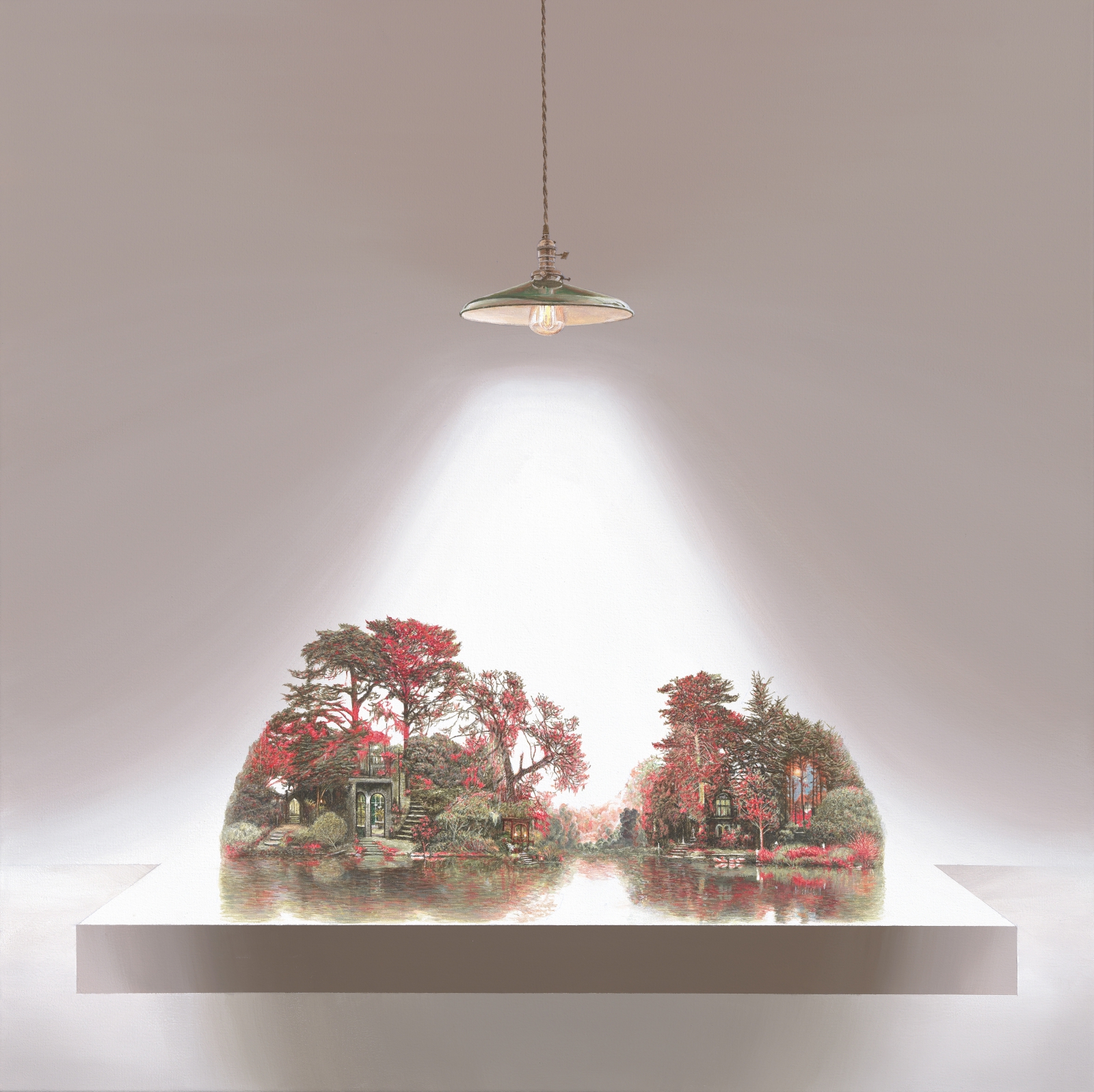 A Drowsy Pause: Light on the Shaded Water