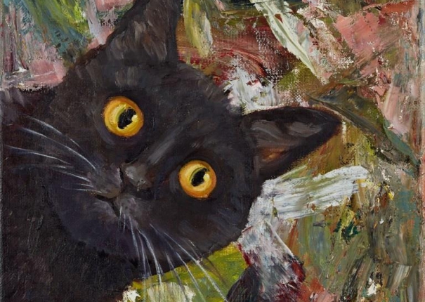 Mi-Jung, The ever-present  black cat, No.2