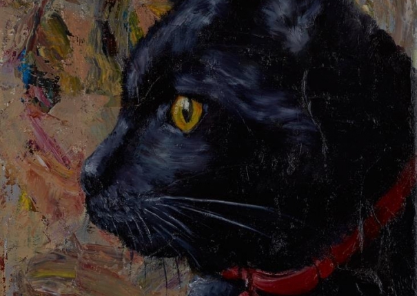 Mi-Jung, The ever-present  black cat, No.3