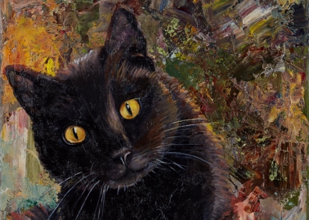 Mi-Jung, The ever-present  black cat, No.4