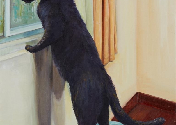 Mi-Jung, The ever-present  black cat, No.10