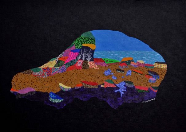 車型的海蝕洞(圖)