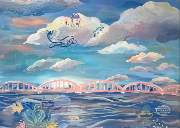 悠遊在藍色裡(圖)