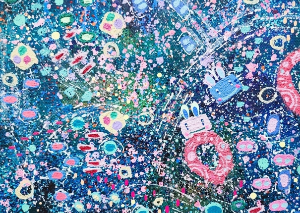 喜悅的迴響：幸福的 視覺轉譯 no.1    (기쁨의 메아리:행복의 시각적 번역)(圖)