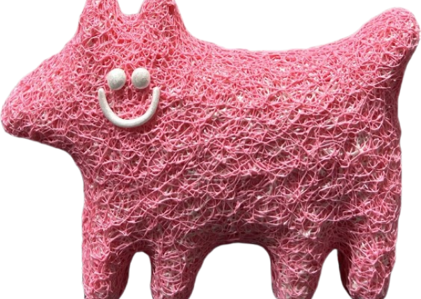 3D Dogs that reflect you / Pink color(圖)
