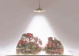 A Drowsy Pause: Light on the Shaded Water(圖)