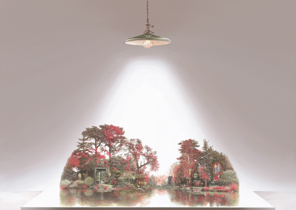 A Drowsy Pause: Light on the Shaded Water