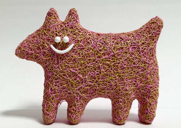 3D Mixed Emo-tions/Dogs/Pink and Gold(圖)