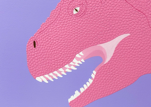 Dinosaur / Whitey purple and Pink(圖)